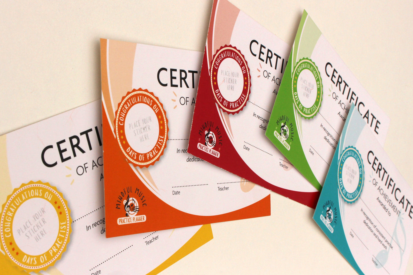 Practice Certificates - Pack of 40