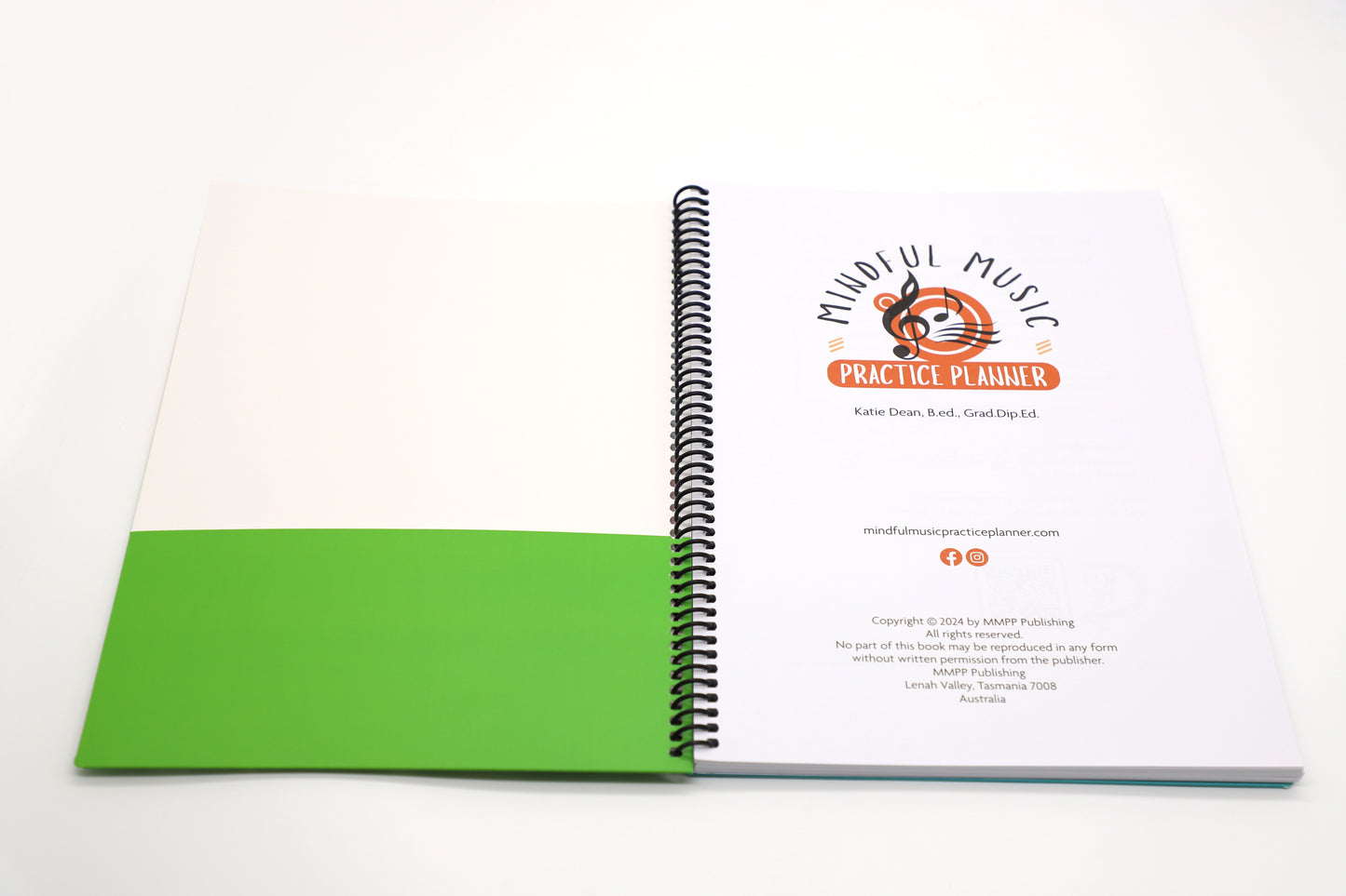 Mindful Music Practice Planner Student workbook. Motivate your students with goal setting, planning, accountability and rewards.