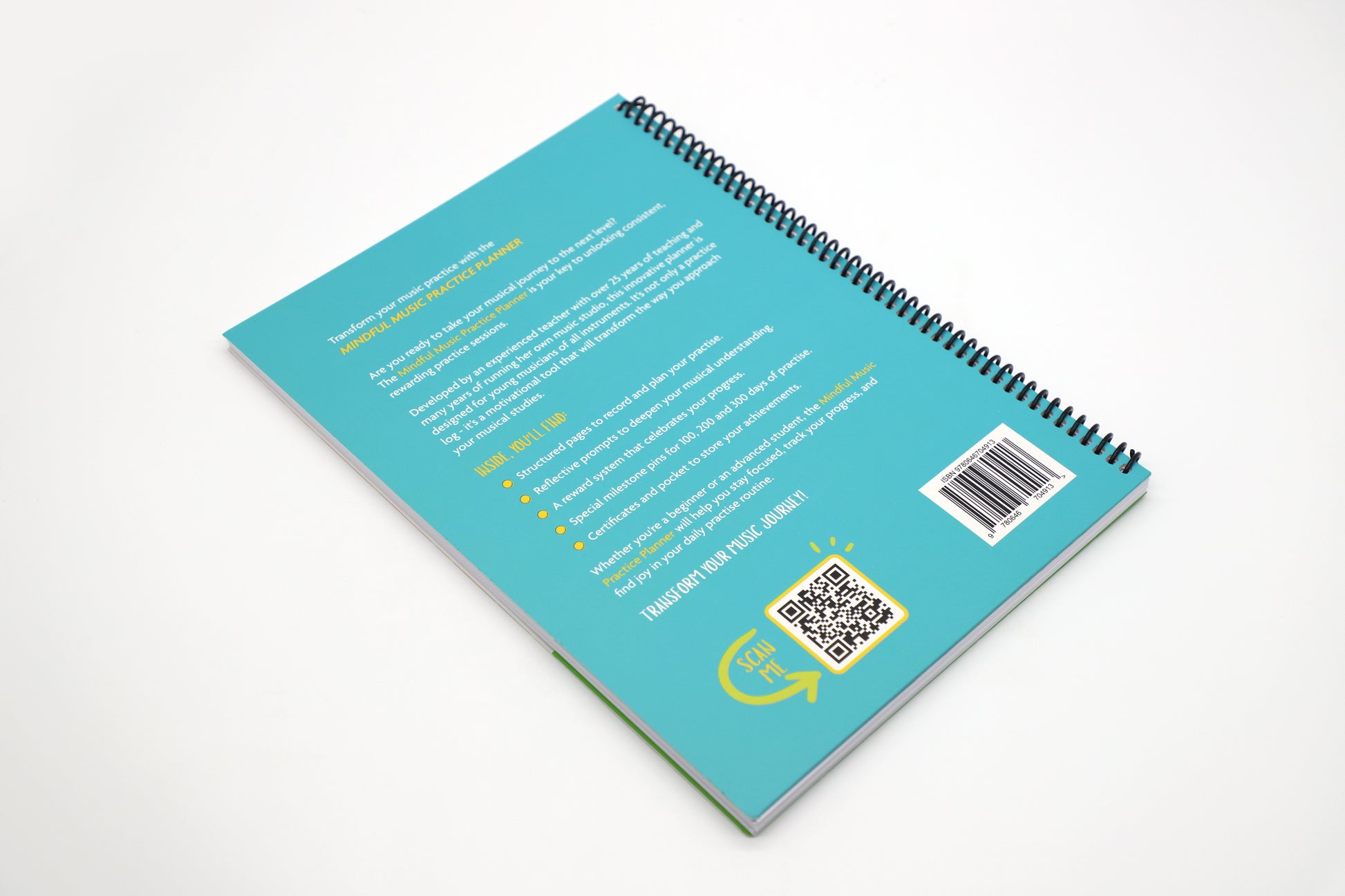 Mindful Music Practice Planner Student workbook. Motivate your students with goal setting, planning, accountability and rewards.