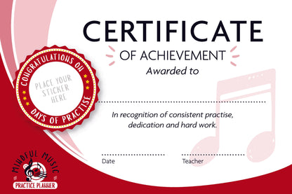 Practice Certificates - Pack of 8
